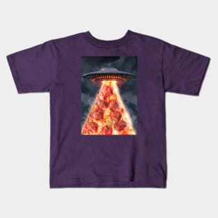 Pizza ufo Kids T-Shirt